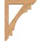 Ekena Millwork Merced Slat Smooth Bracket w/ Offset Brace, Western Red Cedar, 5 1/2"W x 28"D x 36"H BKT0604X28X36MRC06SWR - alternate 2